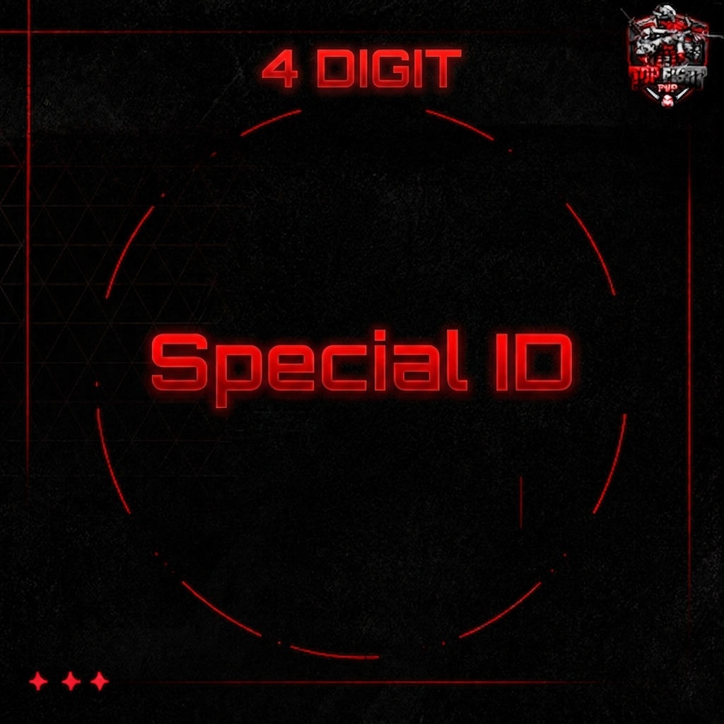 Special ID 4 Digits | آيدي خاص من أربعة أرقام